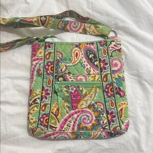 Vera Bradley Paisley Crossbody Bag - Green